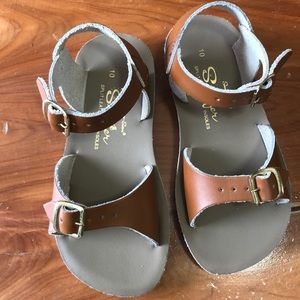 Salt water leather sandals size 10